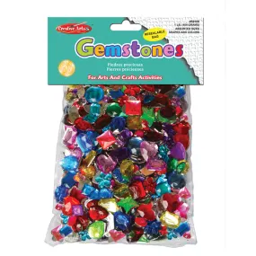 #52954 GEMSTONES ASSORTED STYLES & COLORS 1LB