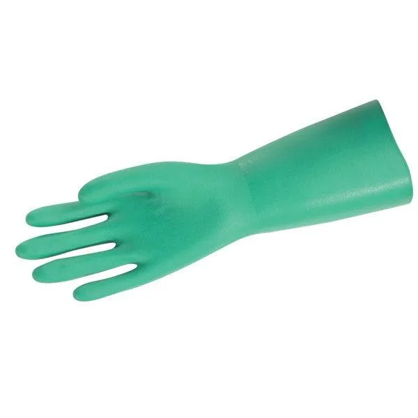 5310 MCR Safety Nitri-Chem Chemical Resistance Gloves, X-Large, Nitrile, Green