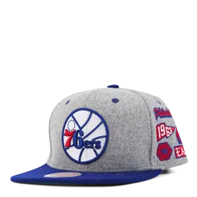 76ers Melton Patch Snapback HWC