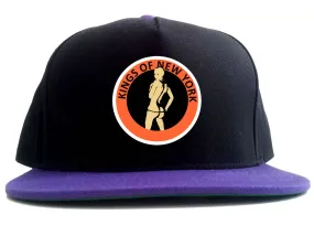 Amber Twerk Kings Of New York Logo 2 Tone Snapback Hat