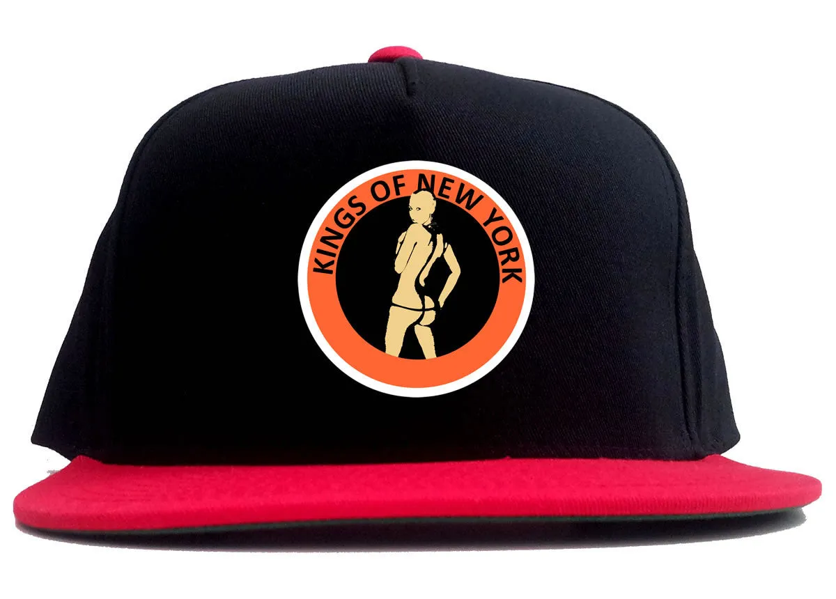 Amber Twerk Kings Of New York Logo 2 Tone Snapback Hat