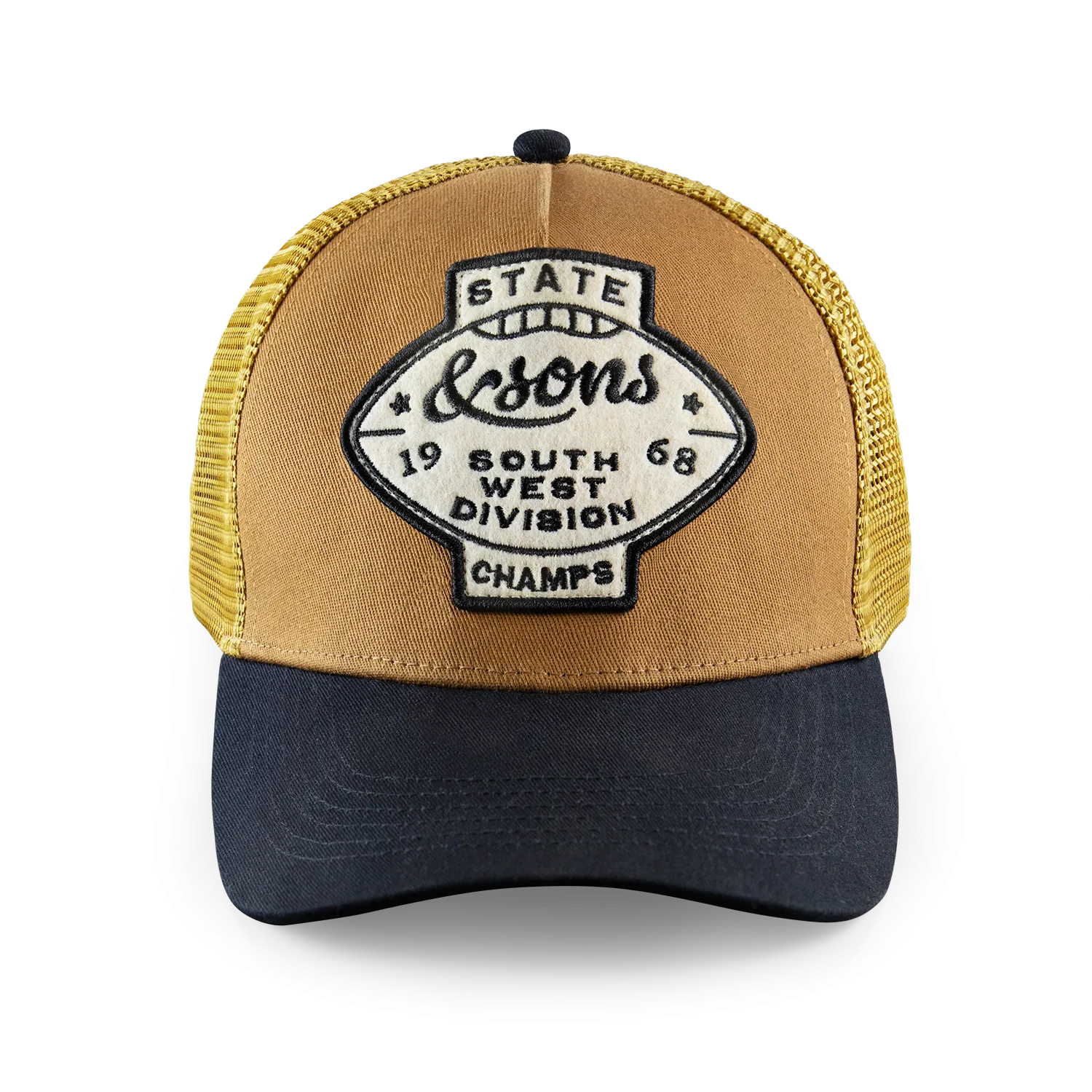 &SONS State Champs Cap Sand/Navy