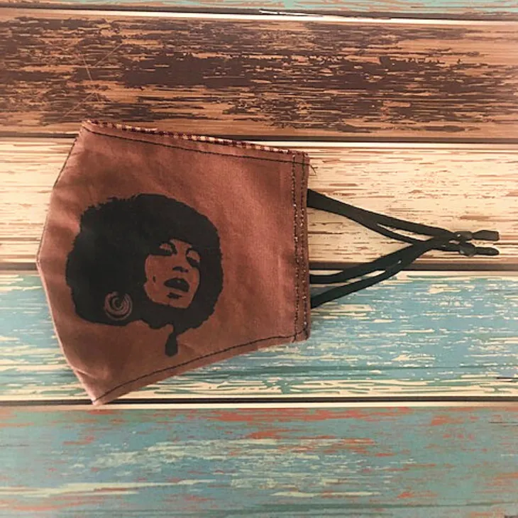 Angela Davis Face Mask