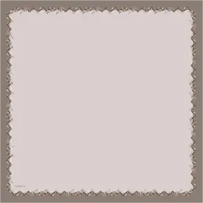 Armine Taupe with Snakeskin Border AR6602 90 cm