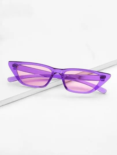 “Babe” retro 90s cateye small frame sunglasses