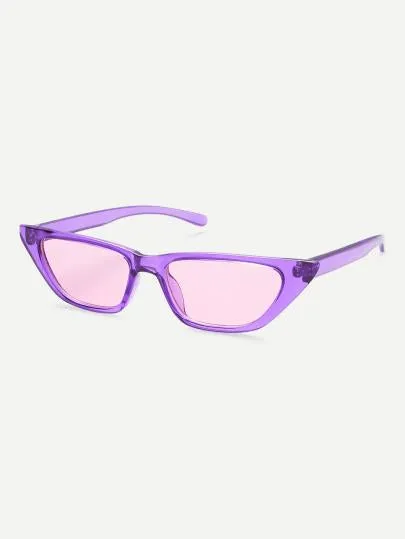 “Babe” retro 90s cateye small frame sunglasses