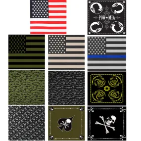 Bandana Various Patterned - Regular Size & Large Size Available