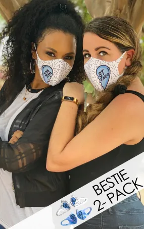 BESTIES 2-Pack Fashion Mask