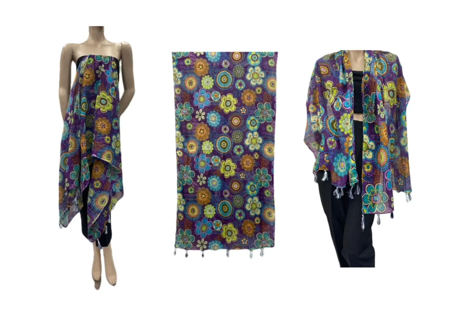 Bold Flower Stole - 05