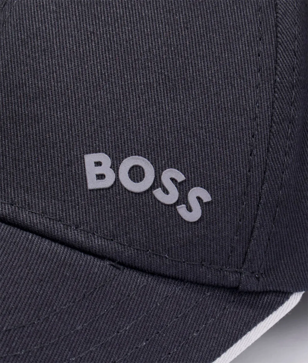 Boss Cap Bold Curved In Black