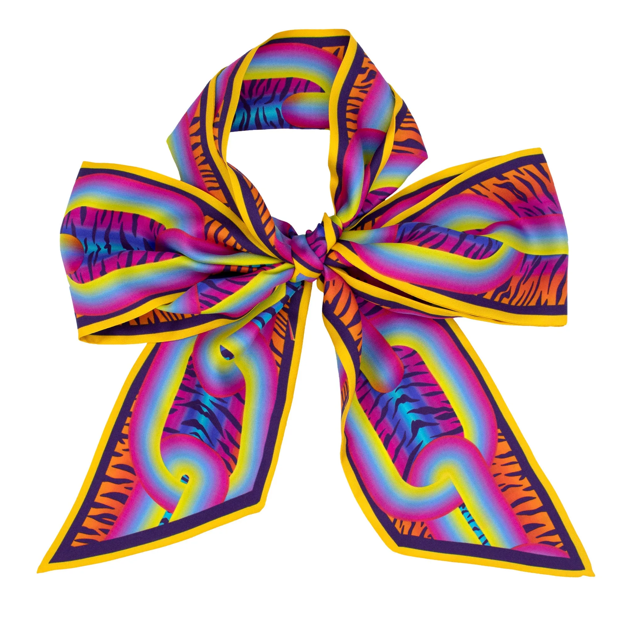 Break the Chains – Rainbow, Silk Ribbon Scarf