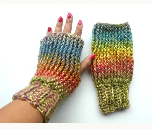 Crochet Fingerless Mitten Pattern