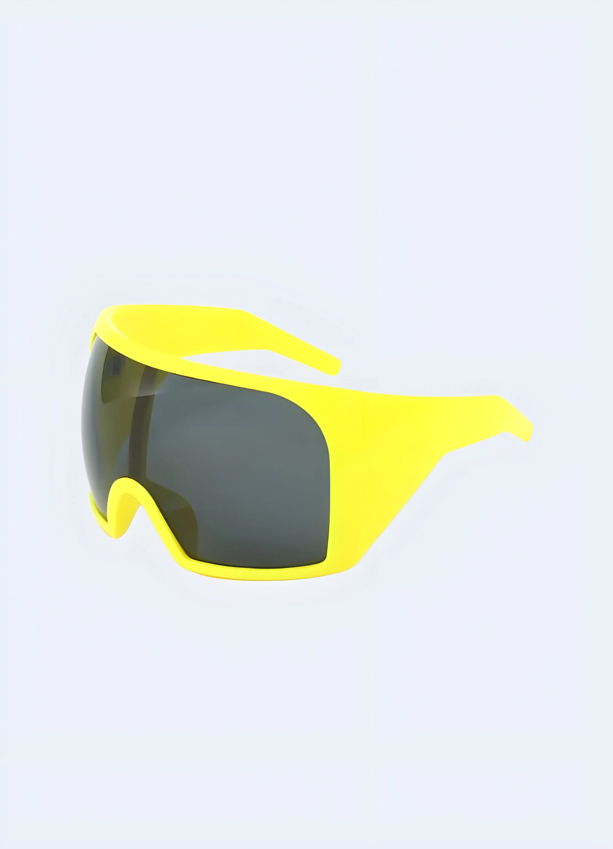 Cyberpunk Shield Sunglasses Oversized Y2K Techwear