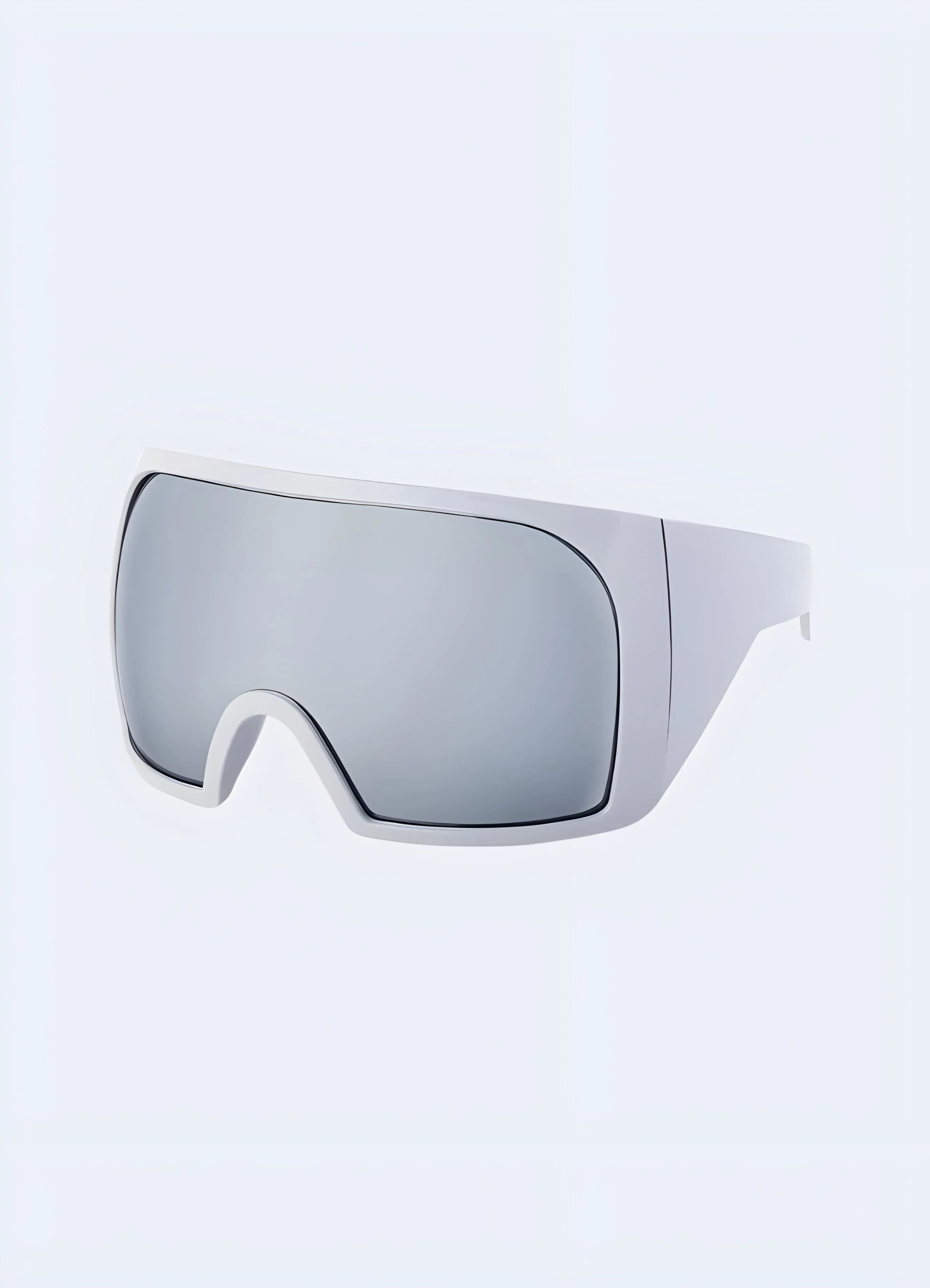 Cyberpunk Shield Sunglasses Oversized Y2K Techwear