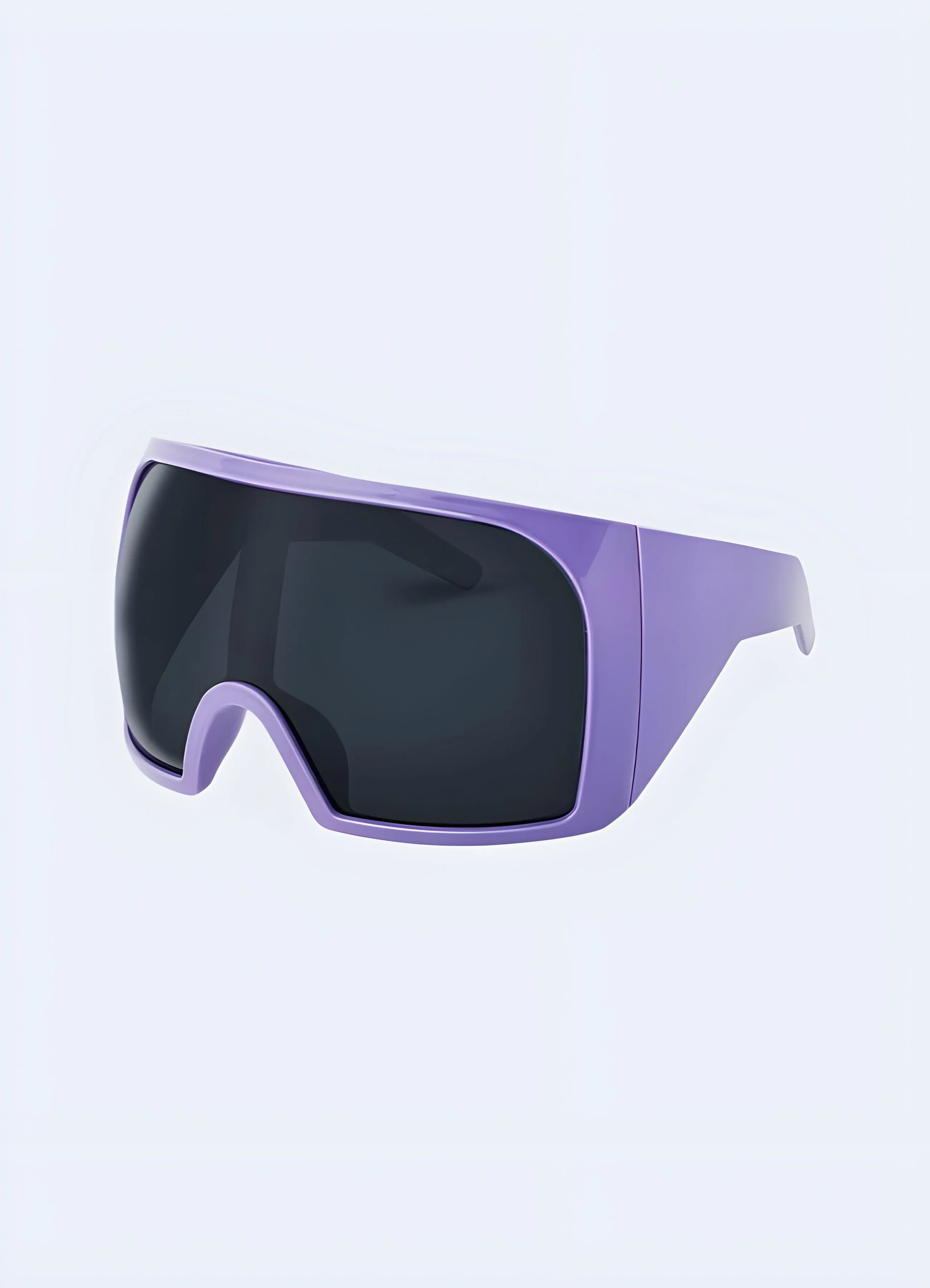 Cyberpunk Shield Sunglasses Oversized Y2K Techwear