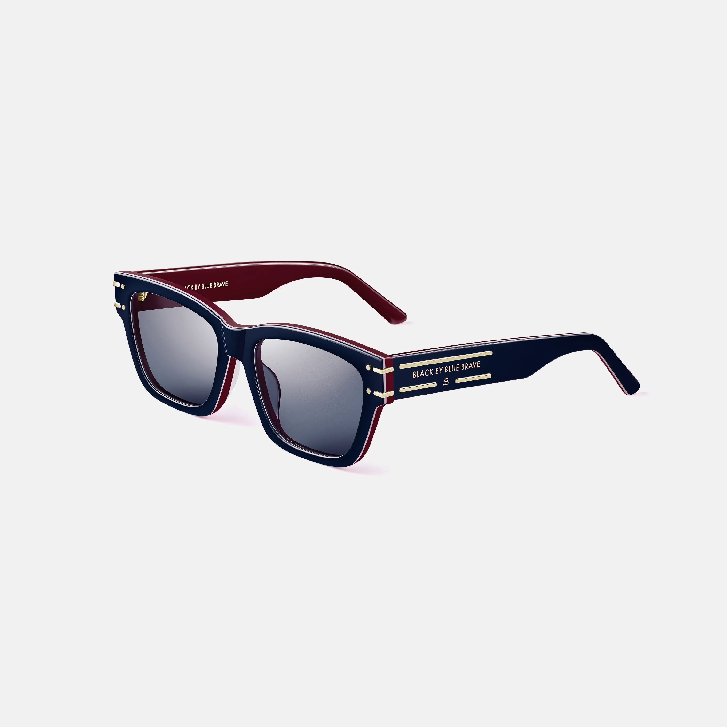 DARK BLUE RETRO SUNGLASSES