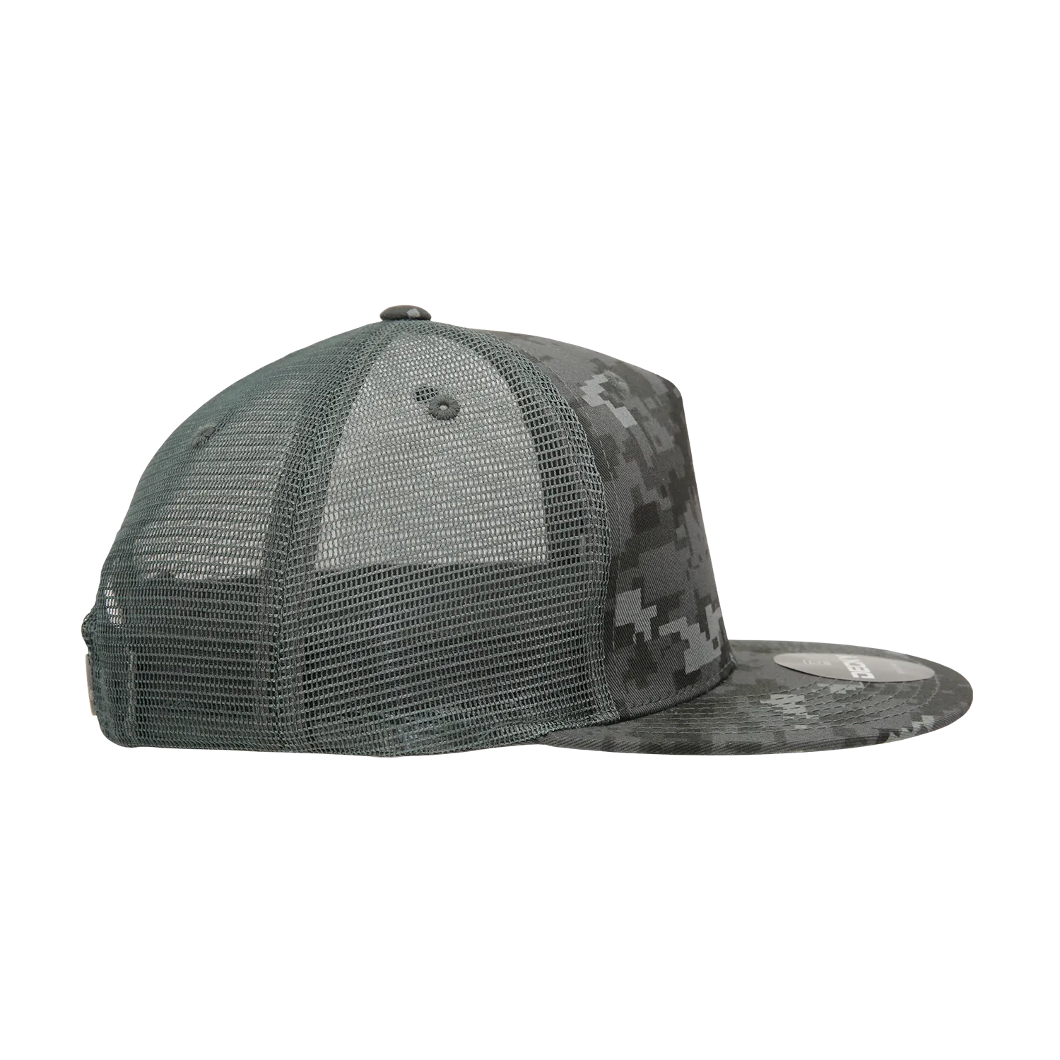 Decky 1040 5 Panel High Profile Structured Cotton Blend Trucker Hat