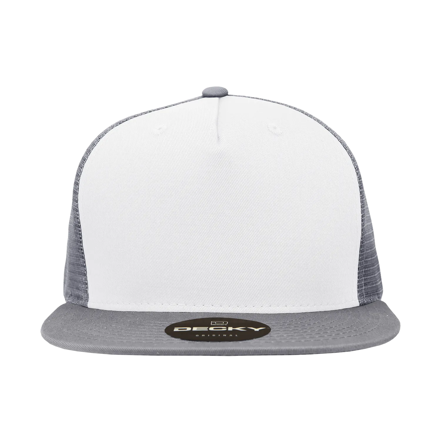 Decky 1040 5 Panel High Profile Structured Cotton Blend Trucker Hat