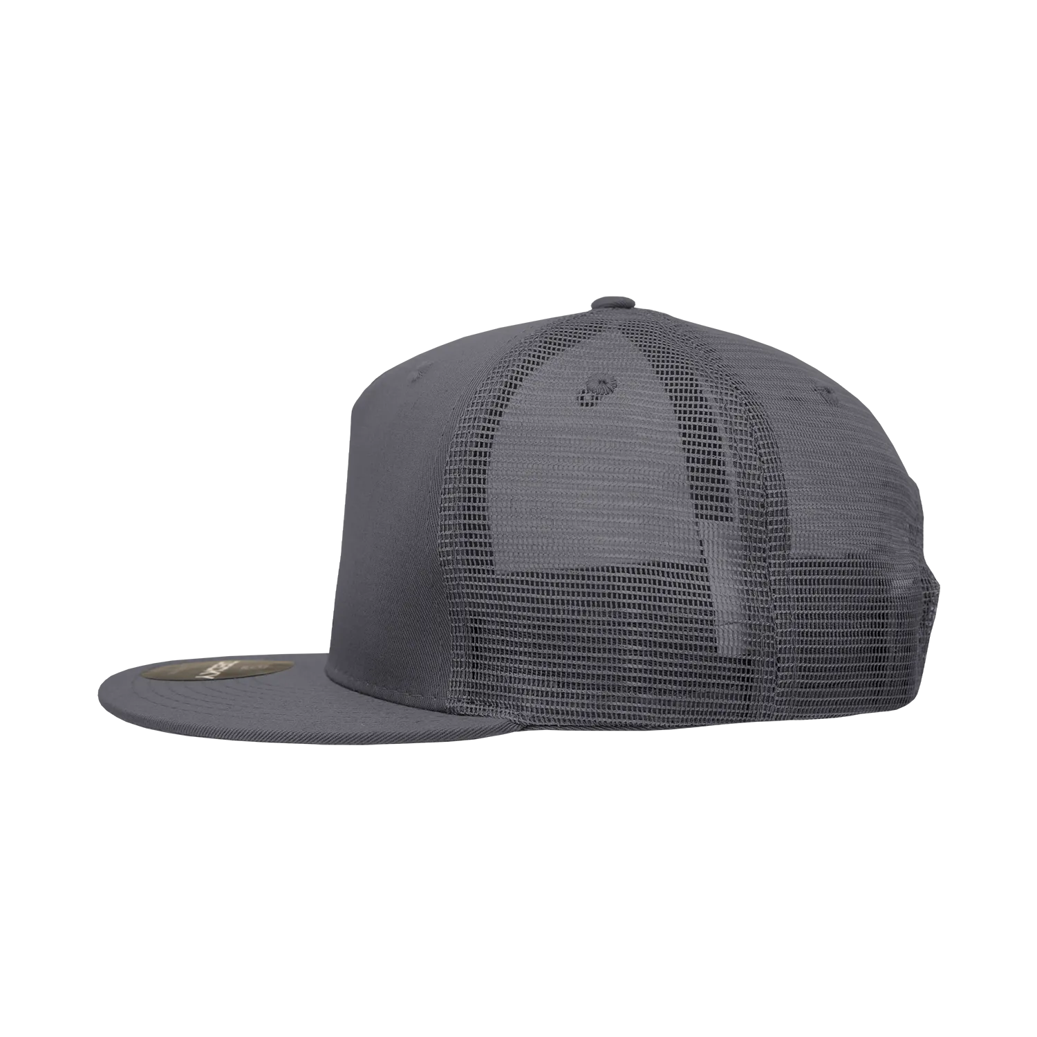 Decky 1040 5 Panel High Profile Structured Cotton Blend Trucker Hat