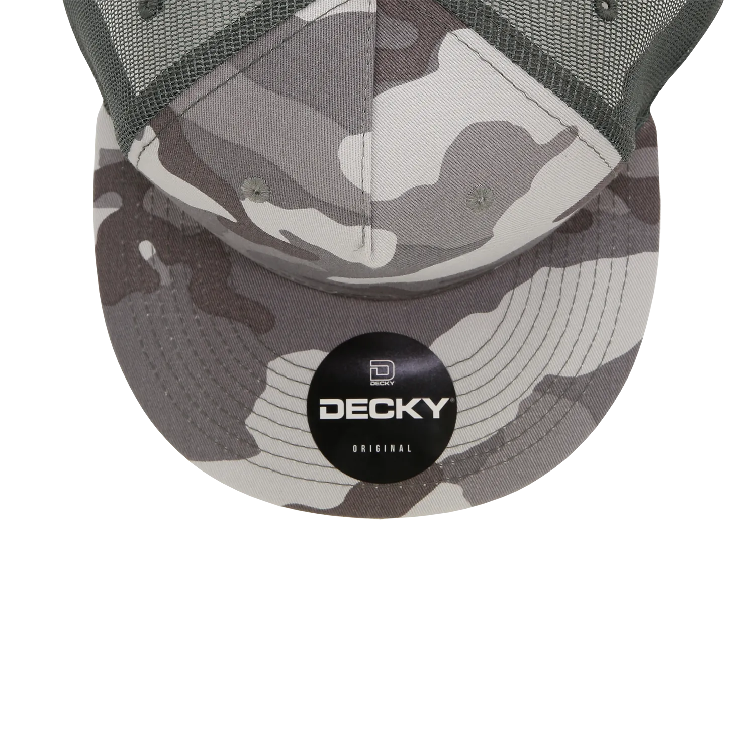 Decky 1040 5 Panel High Profile Structured Cotton Blend Trucker Hat