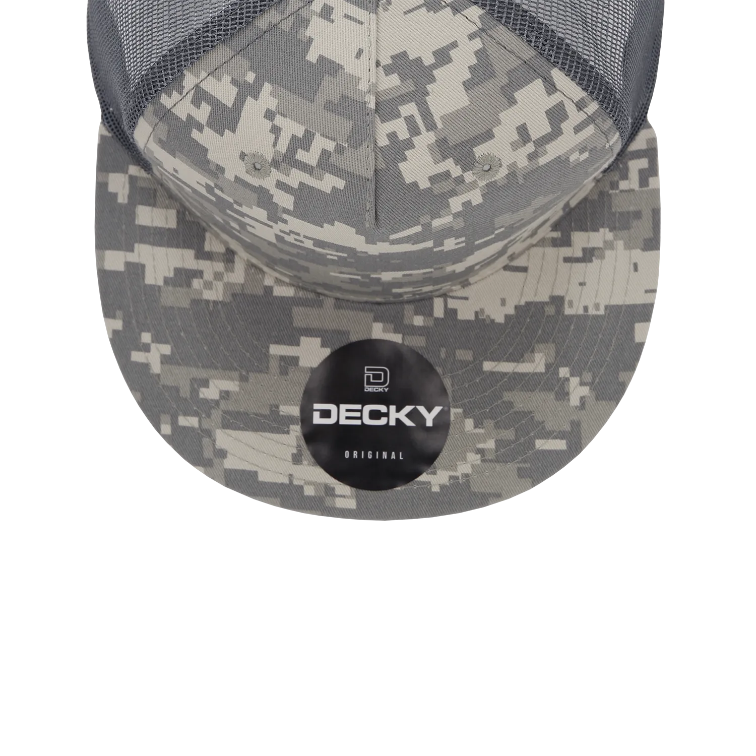 Decky 1040 5 Panel High Profile Structured Cotton Blend Trucker Hat