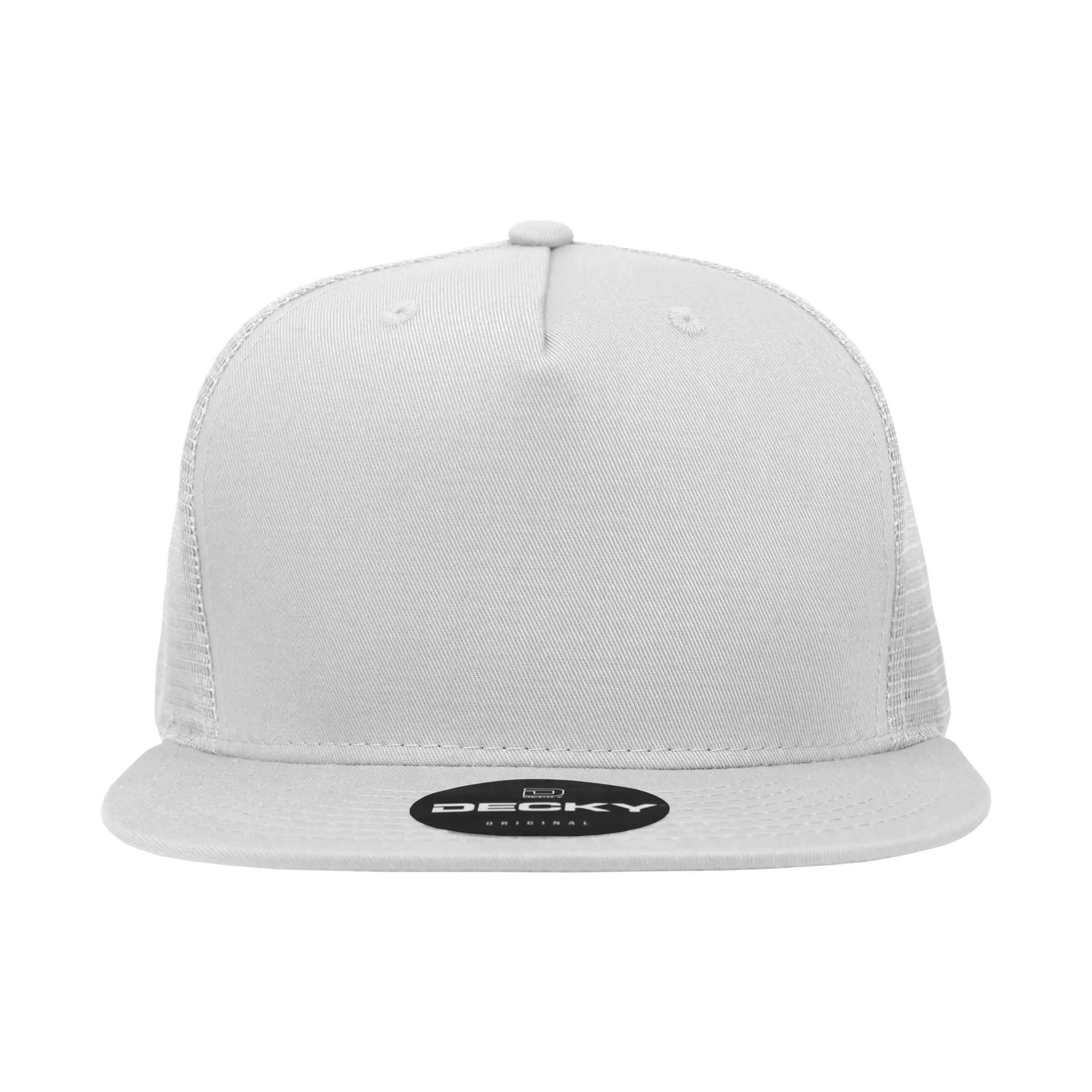 Decky 1040 5 Panel High Profile Structured Cotton Blend Trucker Hat