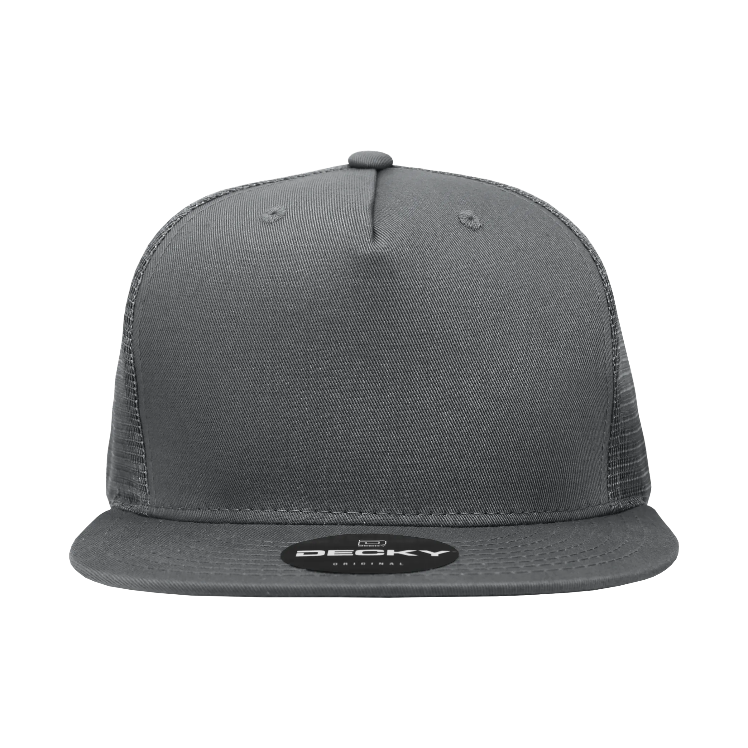 Decky 1040 5 Panel High Profile Structured Cotton Blend Trucker Hat