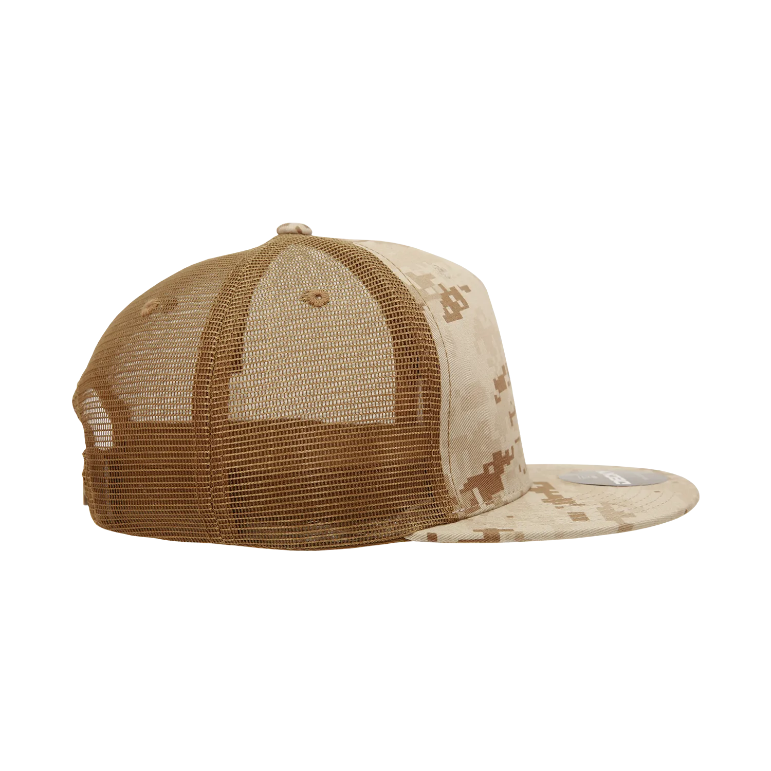 Decky 1040 5 Panel High Profile Structured Cotton Blend Trucker Hat