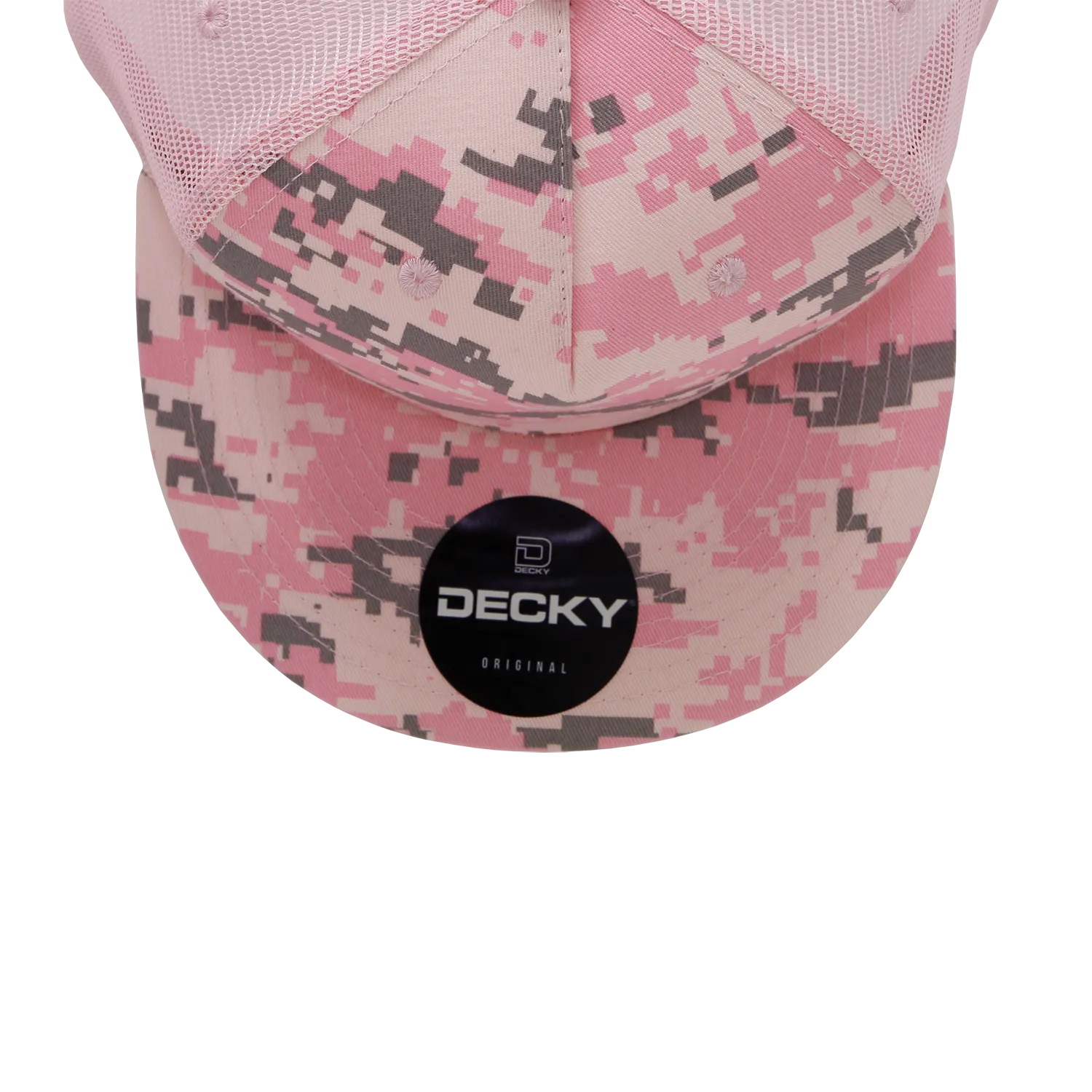 Decky 1040 5 Panel High Profile Structured Cotton Blend Trucker Hat