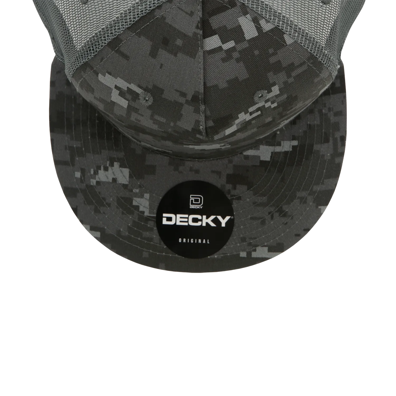 Decky 1040 5 Panel High Profile Structured Cotton Blend Trucker Hat