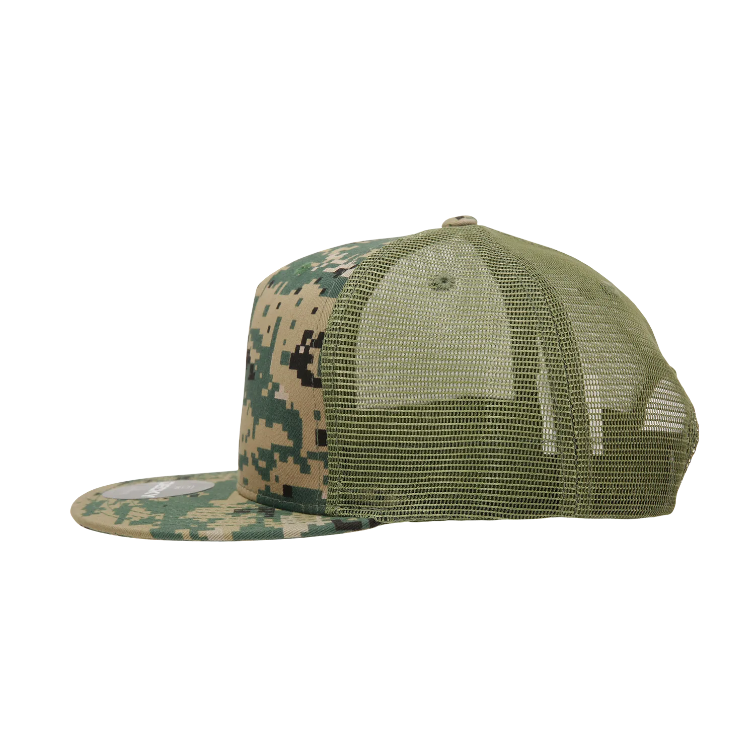 Decky 1040 5 Panel High Profile Structured Cotton Blend Trucker Hat