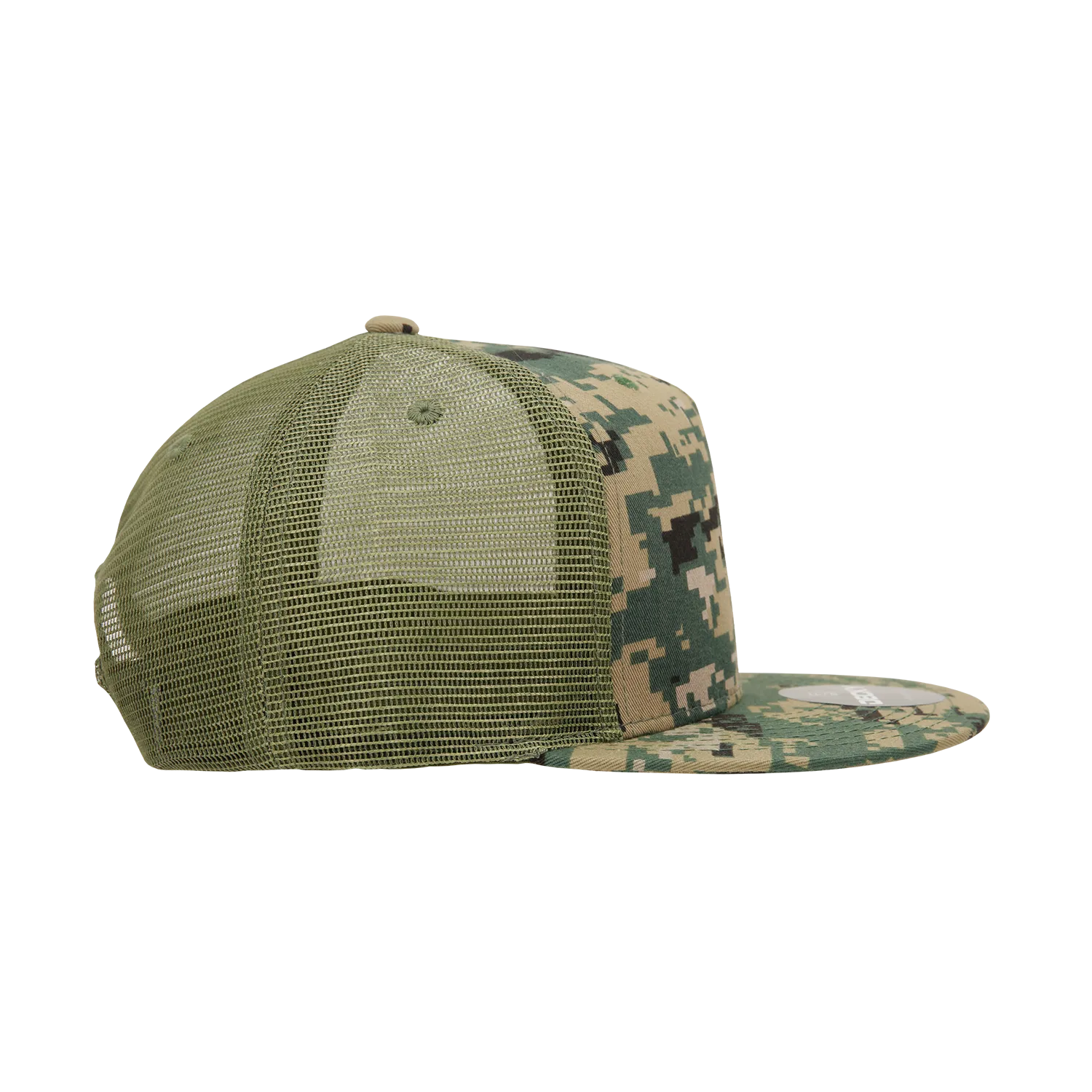 Decky 1040 5 Panel High Profile Structured Cotton Blend Trucker Hat