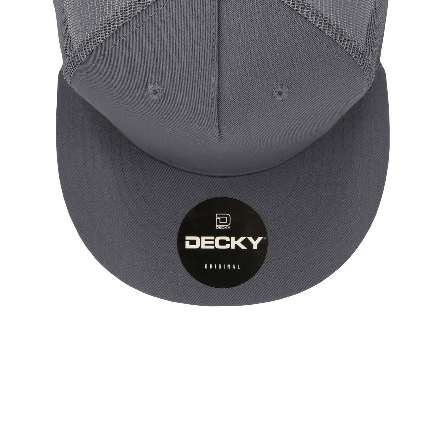 Decky 1040 5 Panel High Profile Structured Cotton Blend Trucker Hat