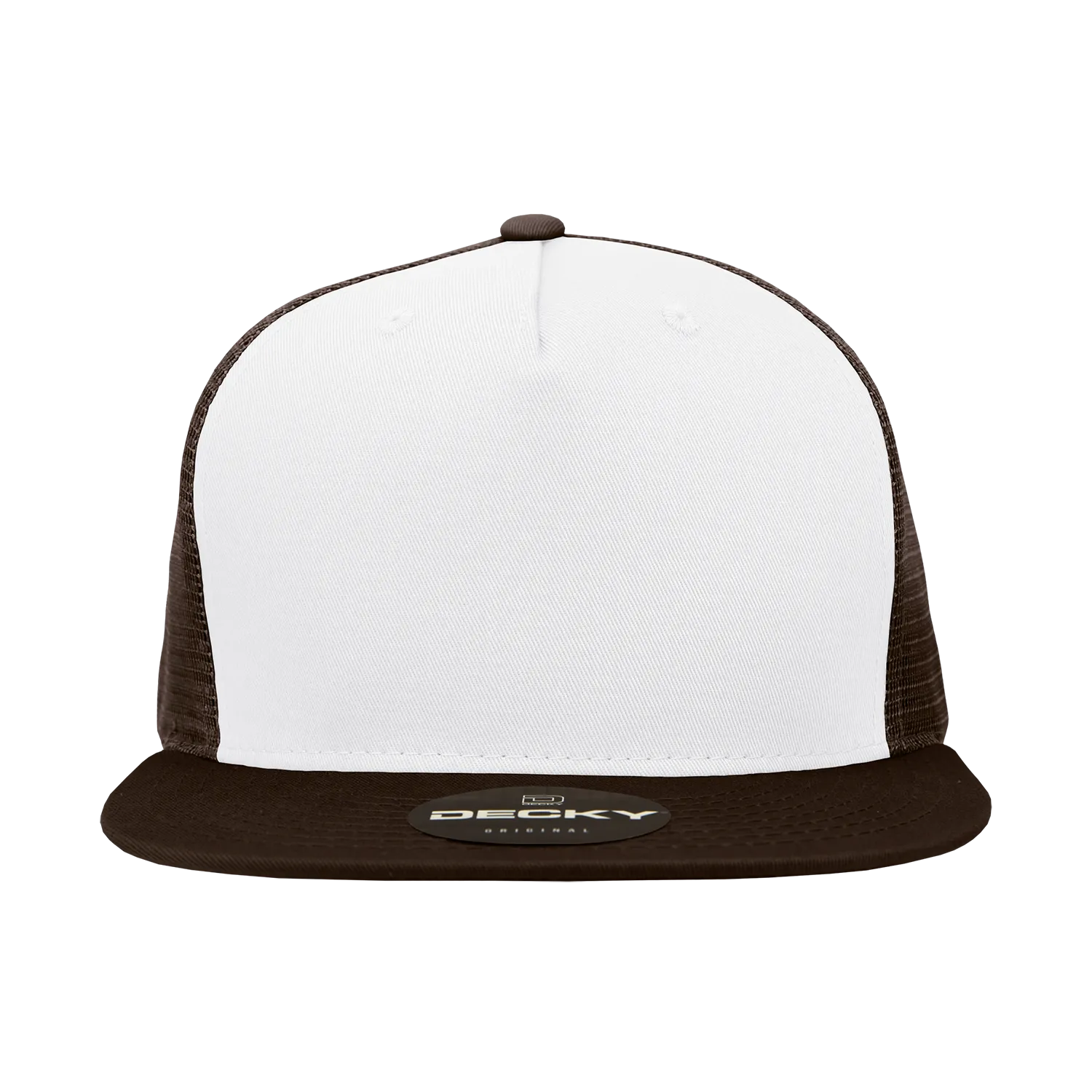 Decky 1040 5 Panel High Profile Structured Cotton Blend Trucker Hat