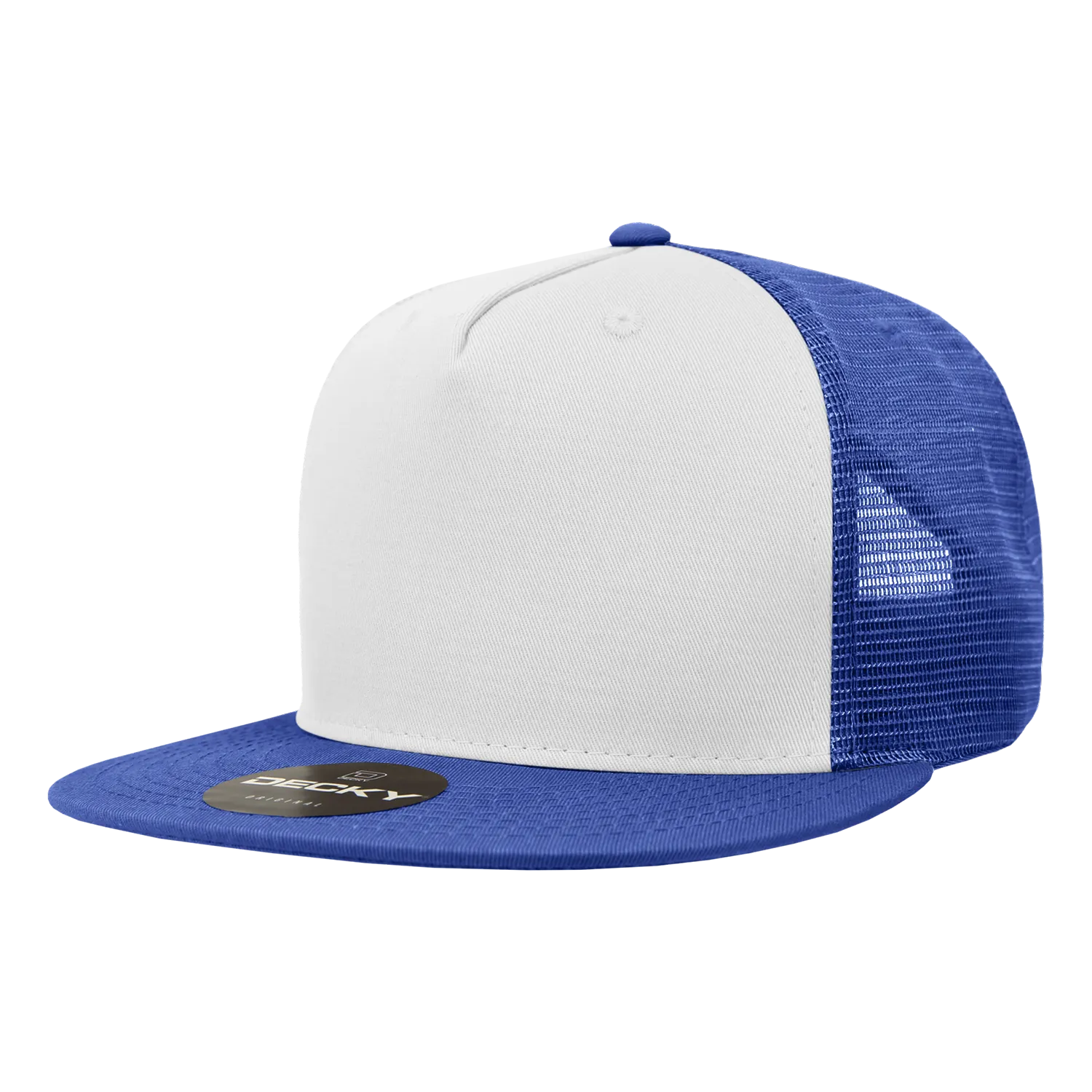 Decky 1040 5 Panel High Profile Structured Cotton Blend Trucker Hat