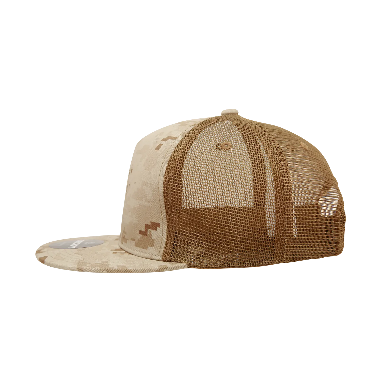 Decky 1040 5 Panel High Profile Structured Cotton Blend Trucker Hat