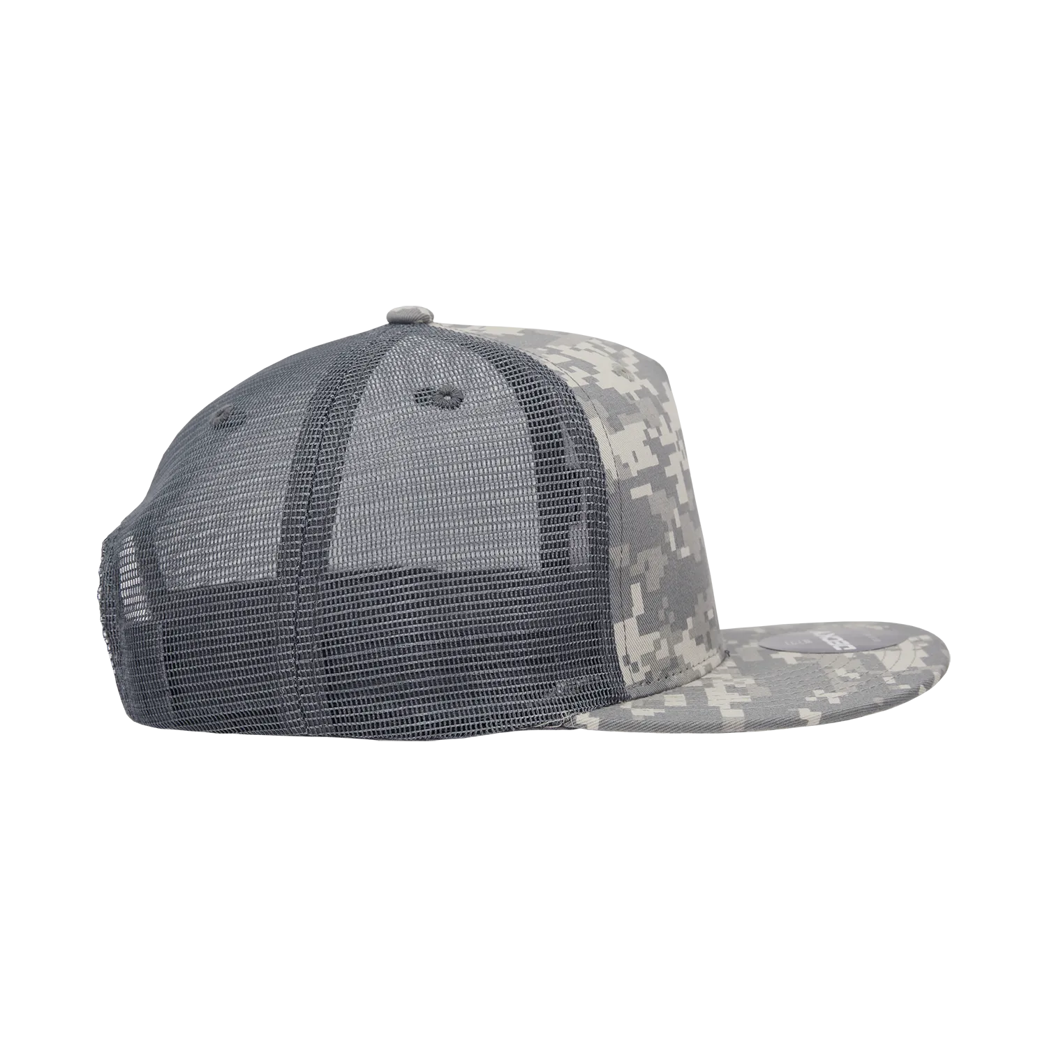 Decky 1040 5 Panel High Profile Structured Cotton Blend Trucker Hat