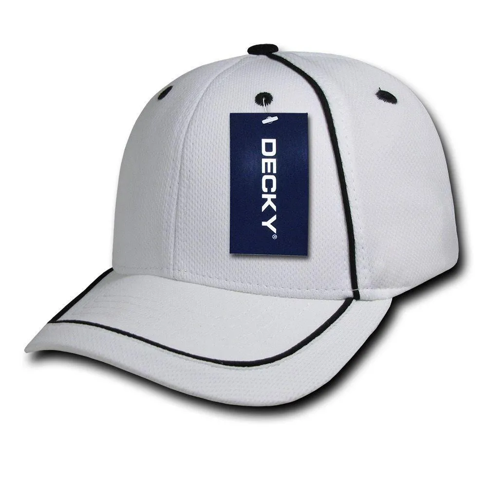 Decky Performance Mesh Piped 6 Panel Snapback Jersey Mesh Baseball Caps Hats