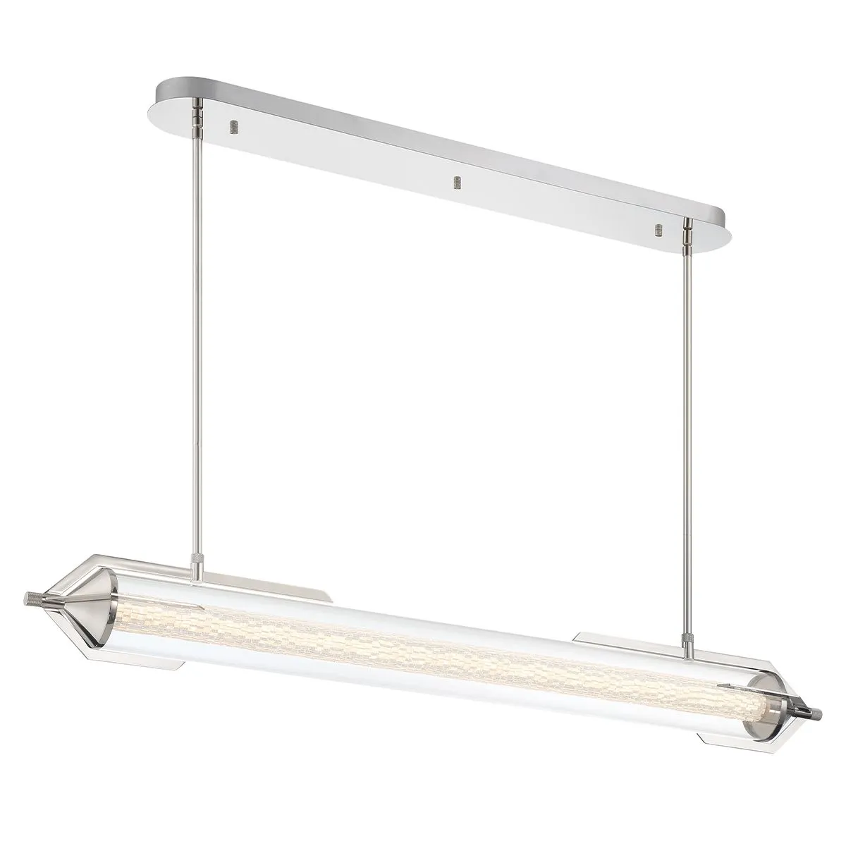 Espada 48 in. LED Chandelier Polished Nickel Finish