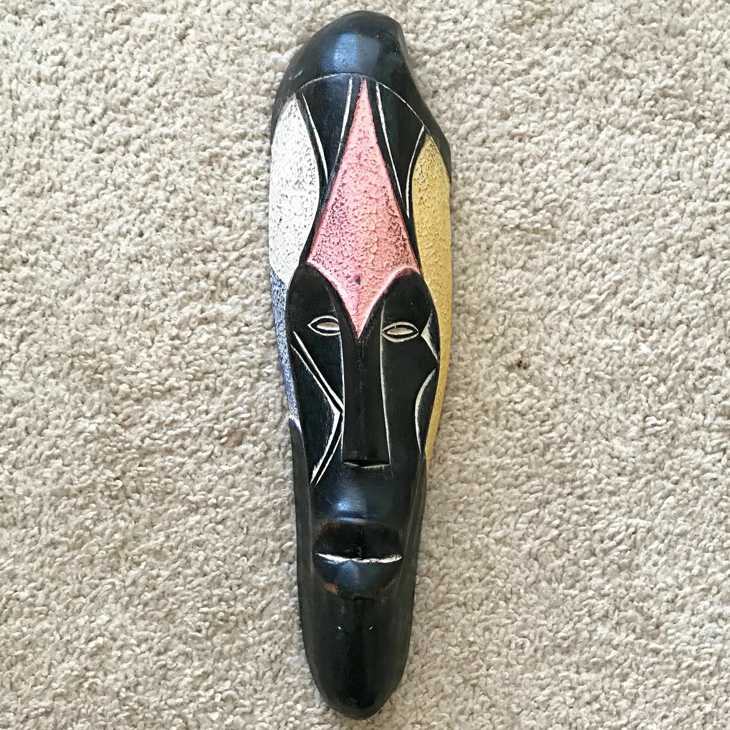 Fang Colorful African Mask