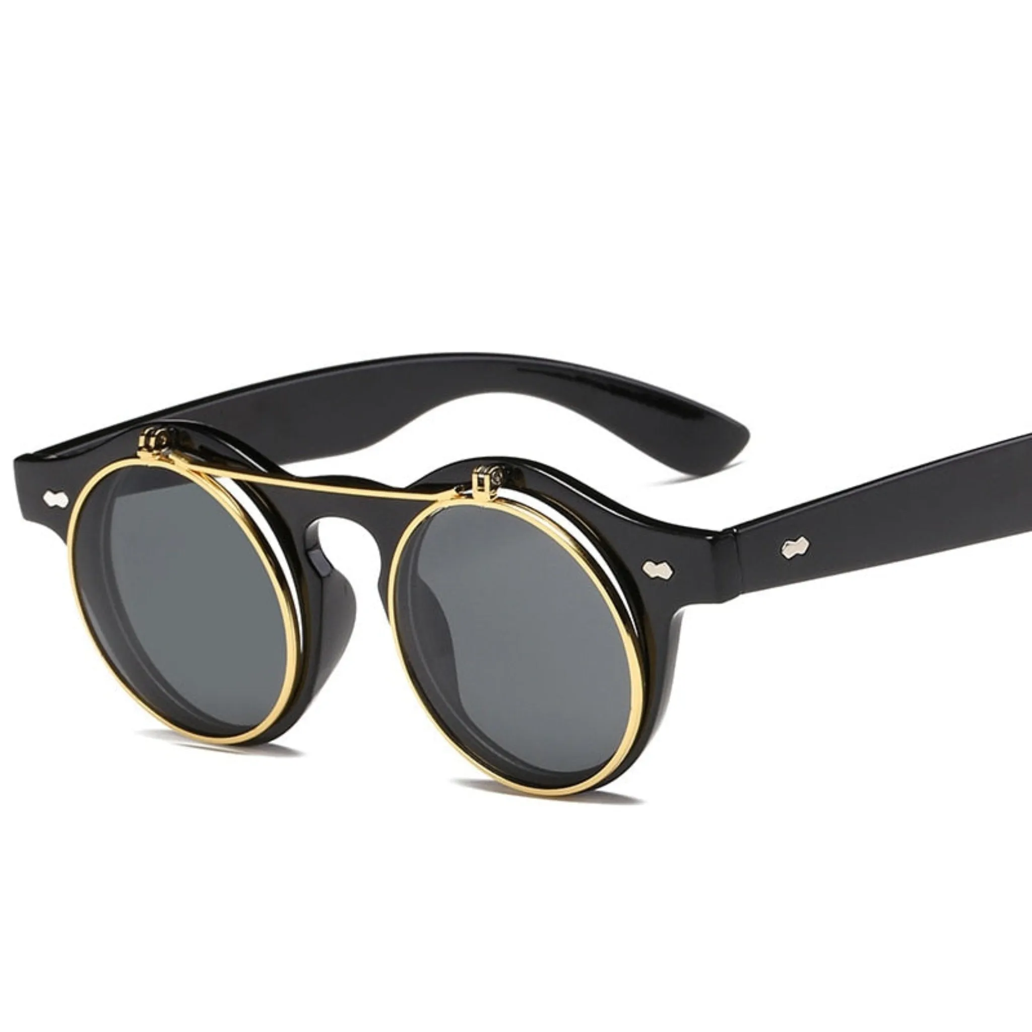 Flip Up Steampunk Sunglasses