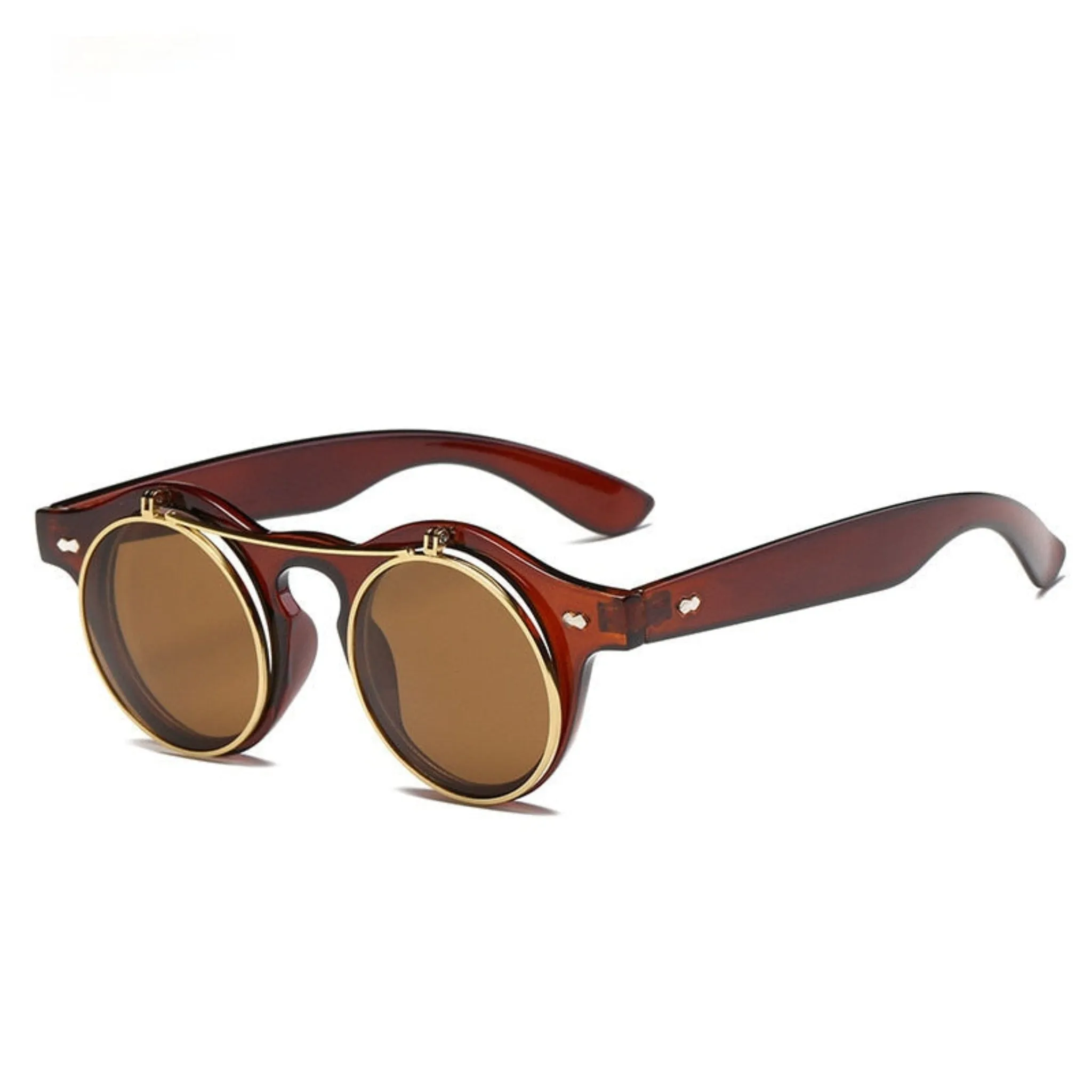 Flip Up Steampunk Sunglasses