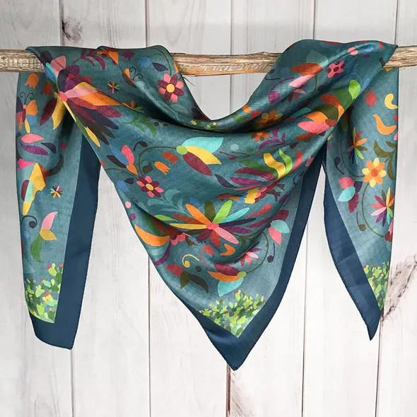 Fringe Scarves The Otomi Wild Rag - Chambray