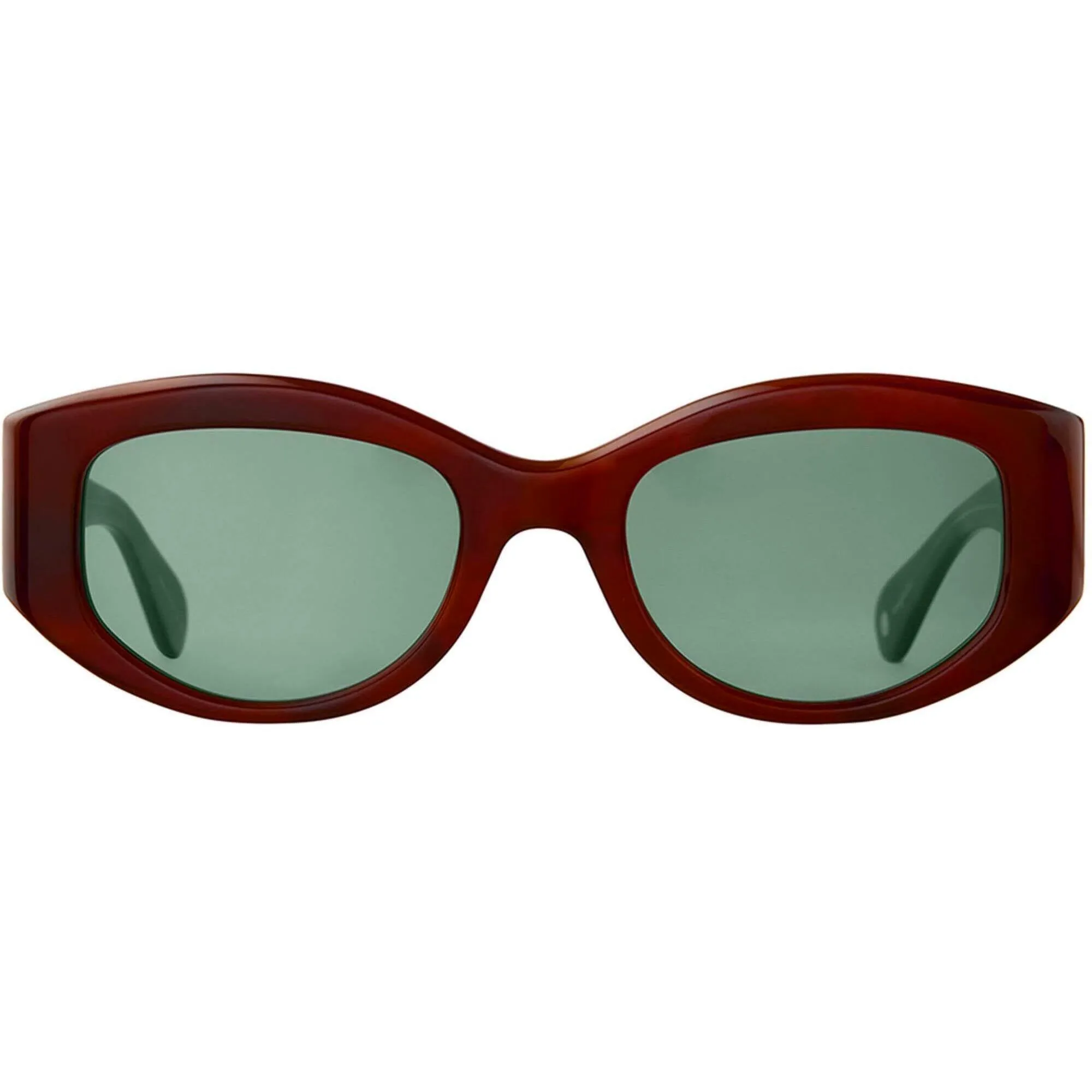 Garrett Leight Women's Sunglasses - Burnt Tortoise Cat Eye | RETRO BIGGIE VINBRT/VRD