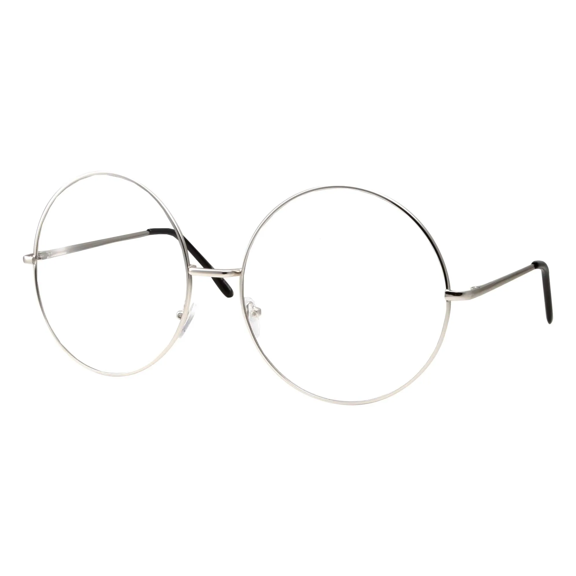 grinderPUNCH - XXL Super Oversized Glasses Round Circle Frame Clear Lens