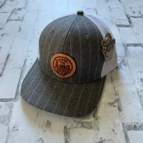 Hammer Down “DTH Circle" Hat - Striped Heather Grey