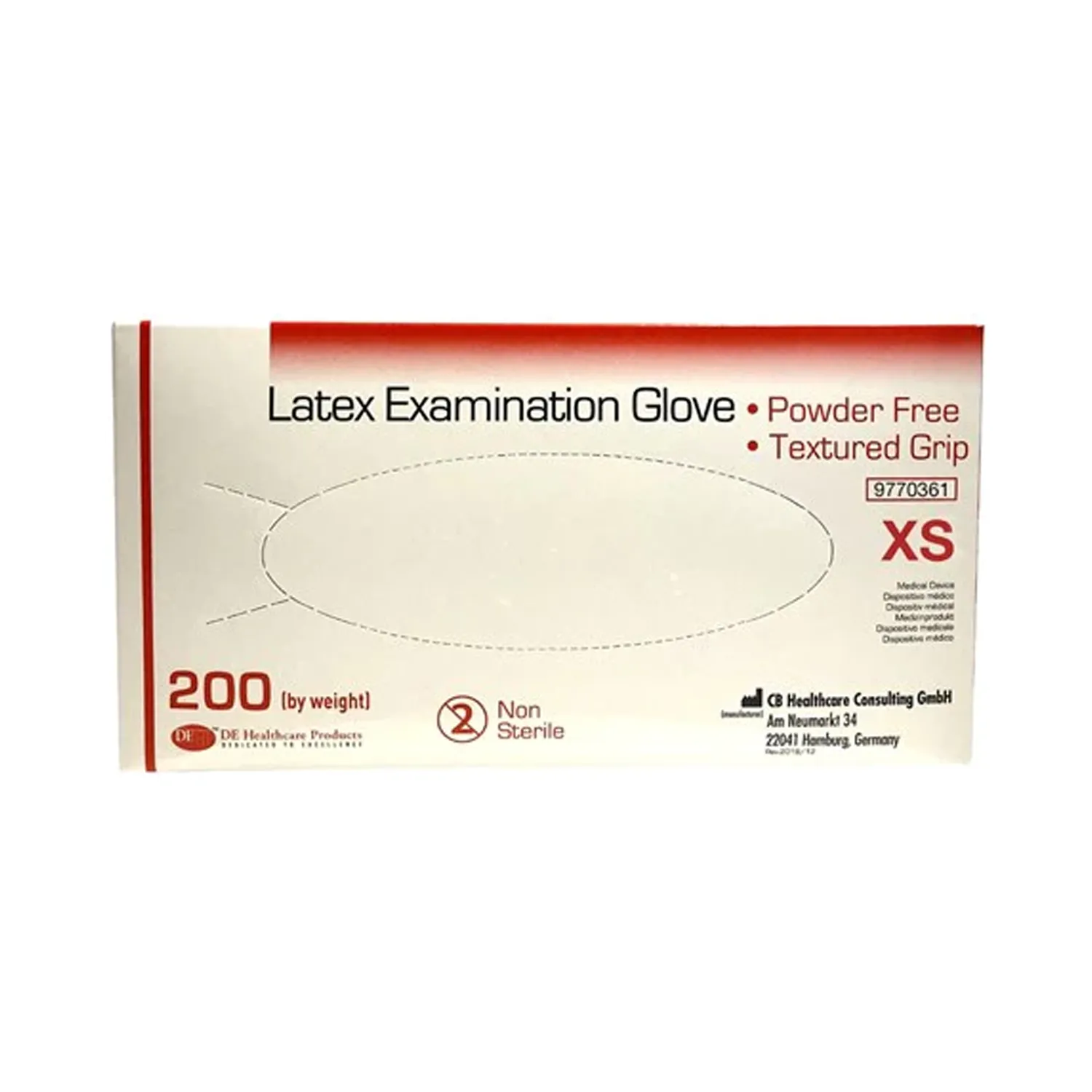 Latex Gloves - Extra Small - Box of 200