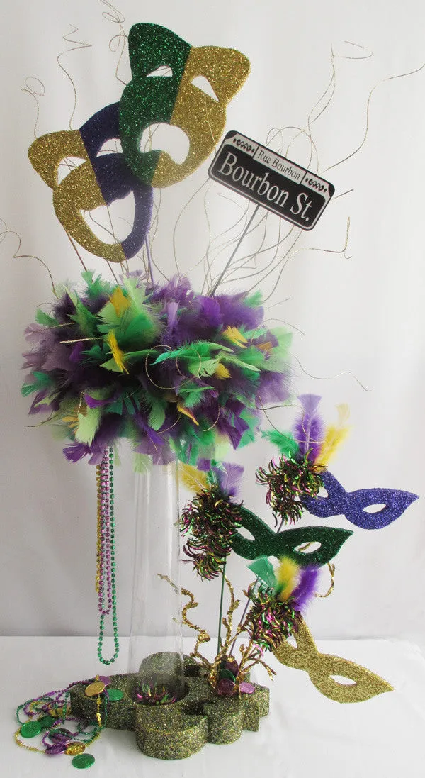 Mardi Gras Masks Centerpiece