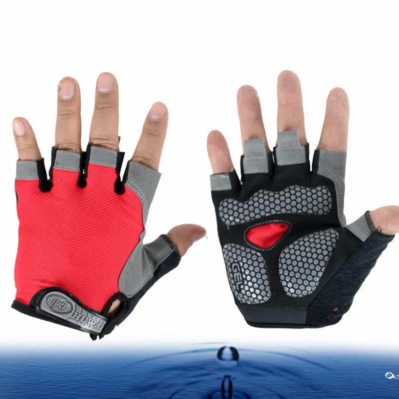 Men's/Women's Fingerless Gloves With Gel Padded Lycra