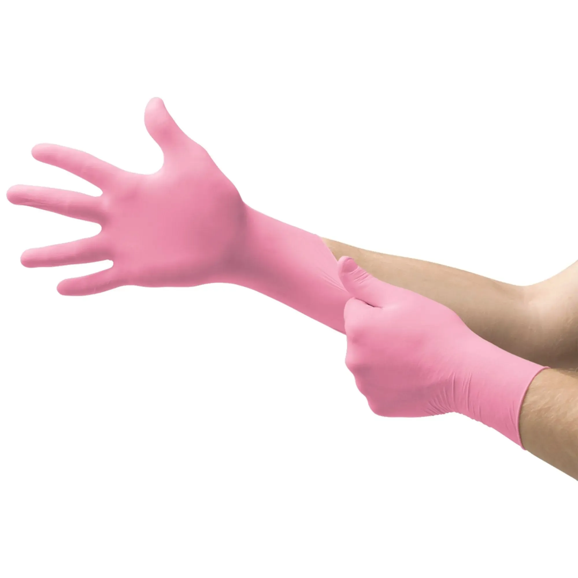 Micro-Touch® NitraFree™ Nitrile Exam Glove, Extra Small, Pink